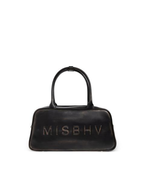 embossed-logo tote bag