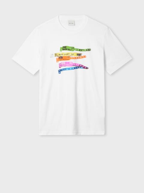 Paul Smith x Oasis - White Wristbands Print T-Shirt