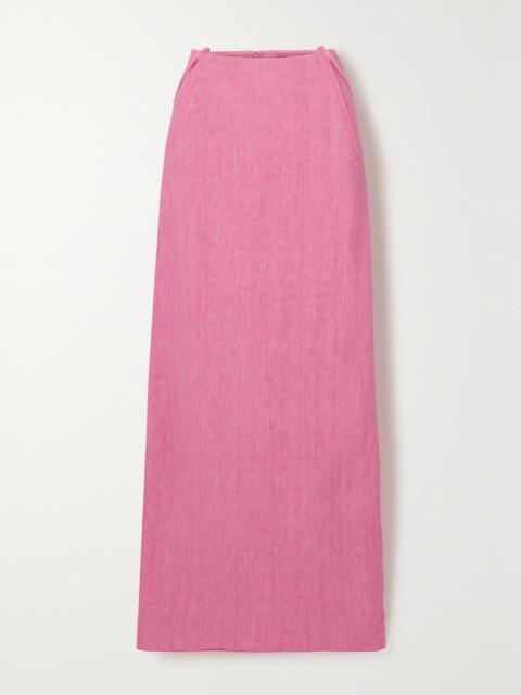 Novio Linen Maxi Skirt