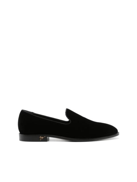 Jean velvet loafers