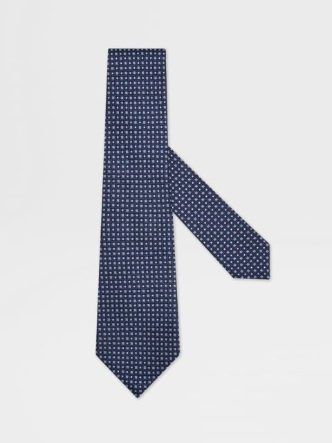 DARK BLUE SILK TIE
