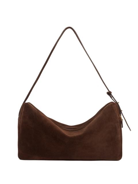Trousse Large Suede Brownie-Pre order delivery in 3 weeks