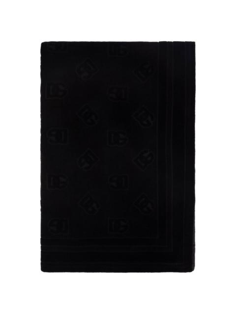 DG Monogram jacquard beach towel