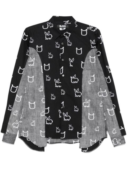 graphic-print shirt