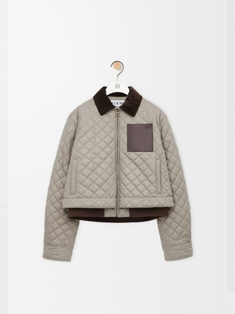 Short jacket in technical fabric