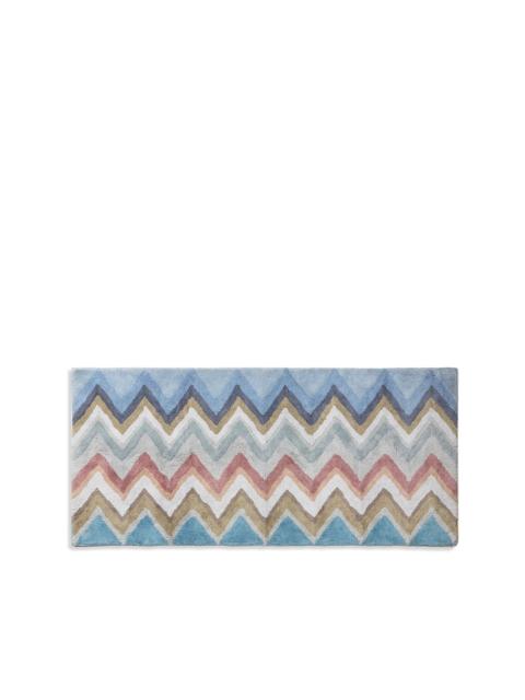 Amone chevron-print bath mat