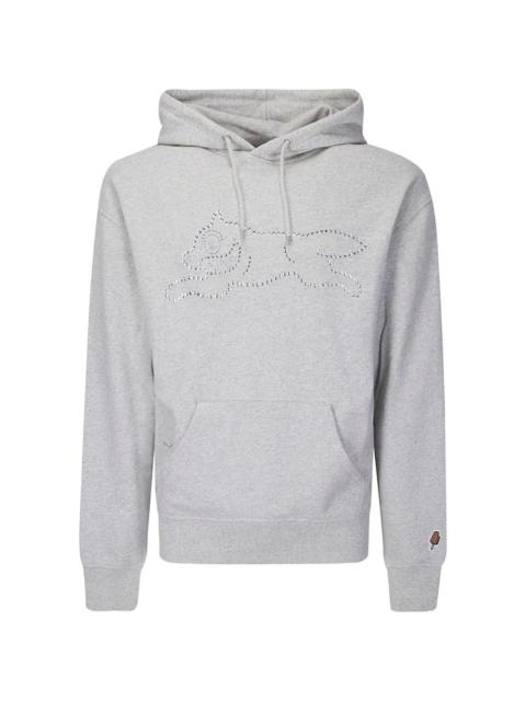 crystal embellishment hoodie