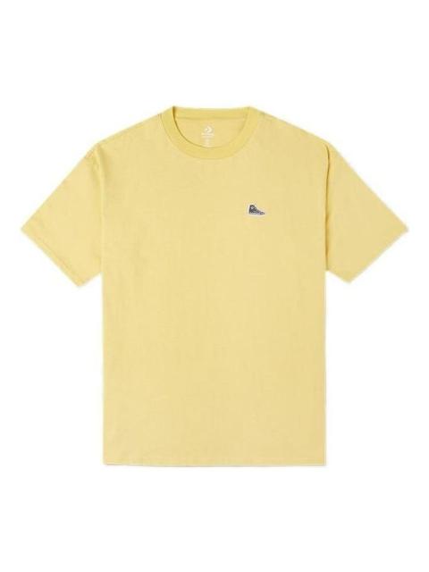 Converse Chuck Taylor Shoe Patch T-Shirt 'Yellow' 10020931-A15