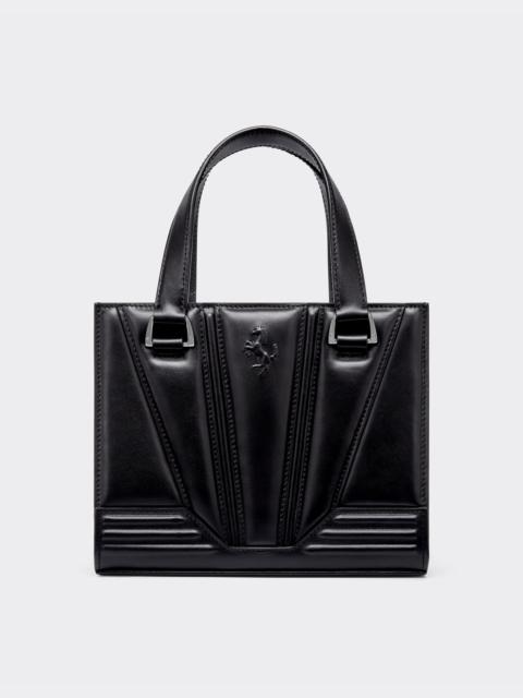Ferrari mini tote GT bag in leather with Prancing Horse detail