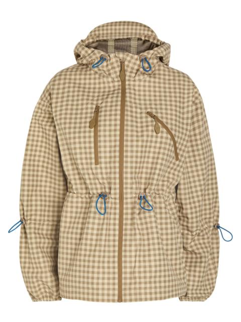 Damson Madder Matlida Gingham Waterproof Raincoat