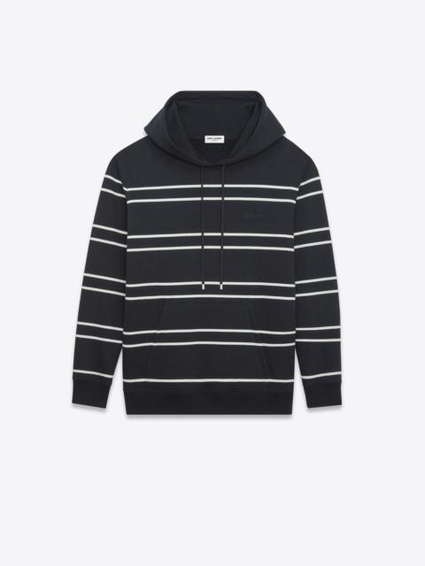 saint laurent striped hoodie
