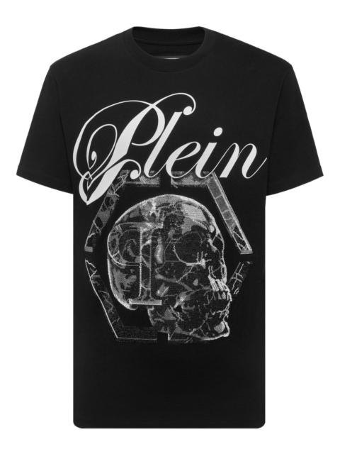 Marble Skull-print T-shirt