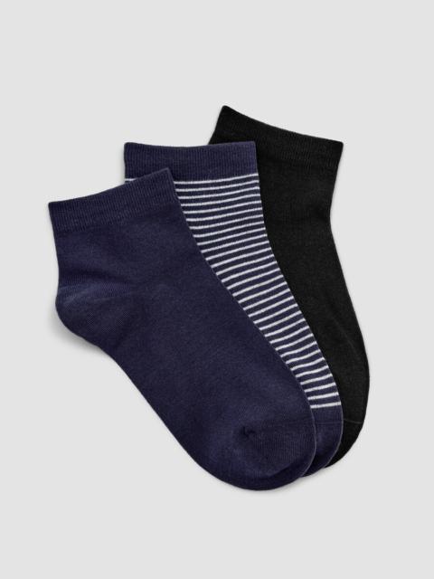 Cotton Ankle Sock 3-Pack