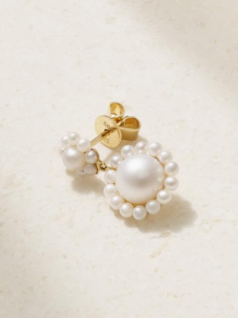 Deux Jeanne 14-karat Recycled Gold Pearl Single Earring
