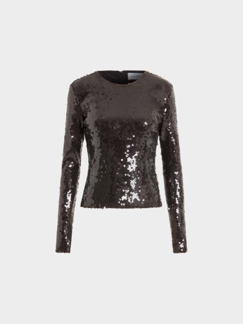 TANITH TOP IN SEQUIN