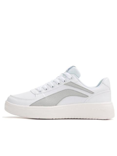(WMNS) Li-Ning Classic Skateboarding 'White Gray' AGCR470-1