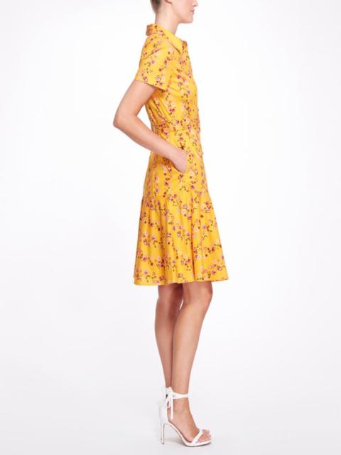 STRIPE PRINT MINI DAY DRESS