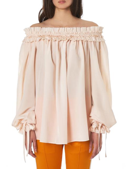 Layered Ruffle Blouse