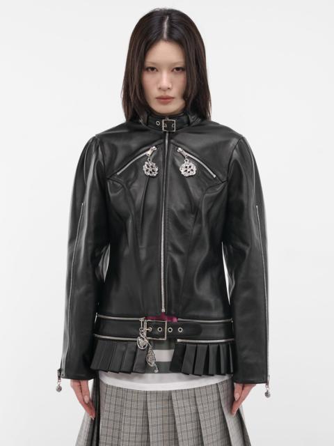 Scorpions Lamb Leather Fitted Jacket