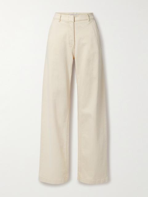 Organic High-rise Wide-leg Jeans