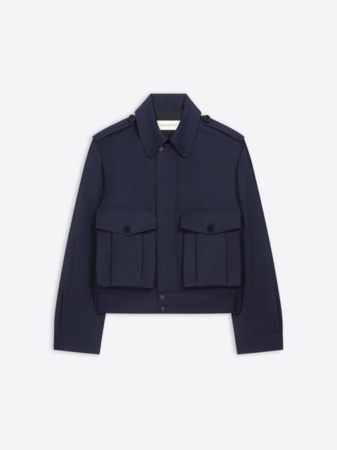 WOOL GABARDINE JACKET