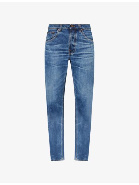 Solid Ollie Straight-Leg Denim Jeans