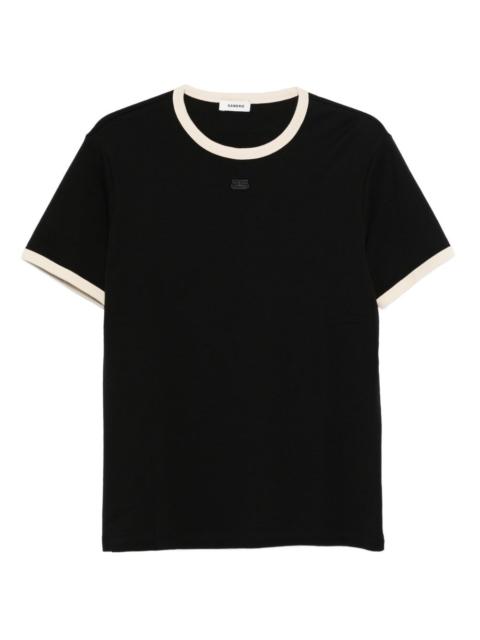 contrast-trim T-Shirt