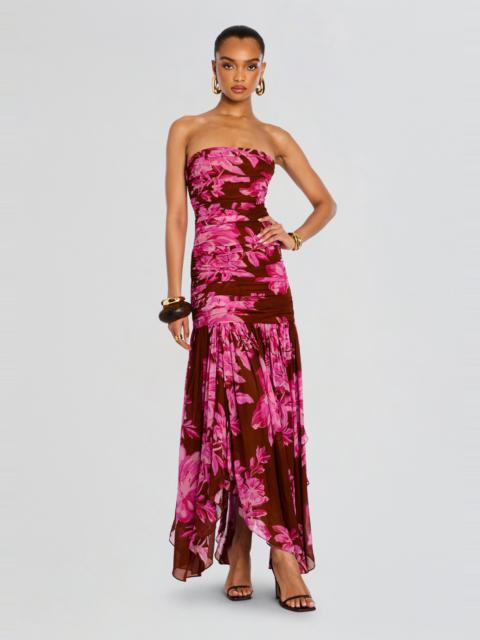 TERYN SILK CHIFFON DRESS