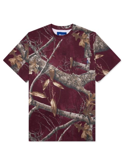 POCKET TEE - MERLOT