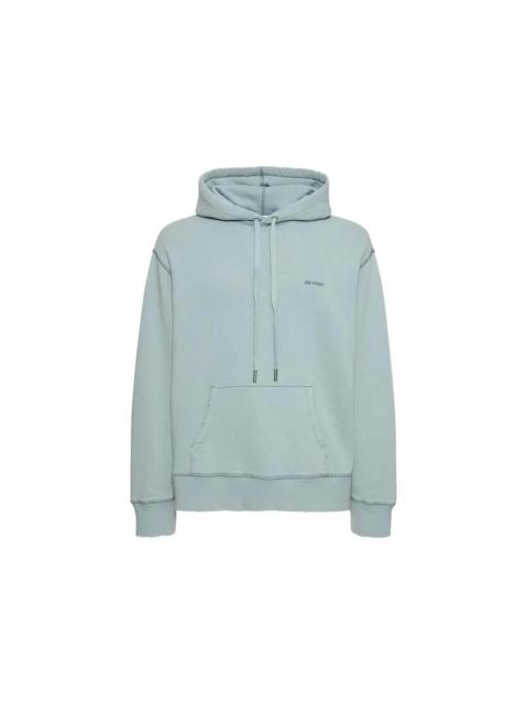 Ami Paris Fade Out Hood Sweatshirt Aquamarine