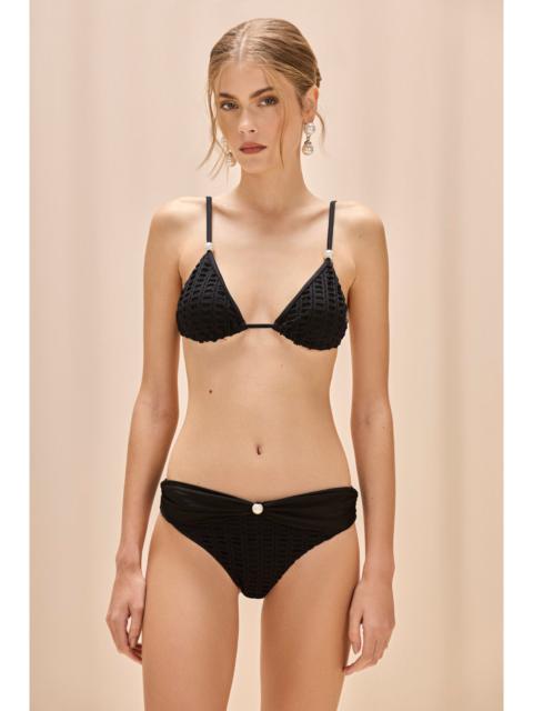 SELENE MESH DRAPED HIGH WAIST BOTTOM