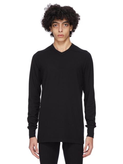 crew-neck long-sleeve T-shirt