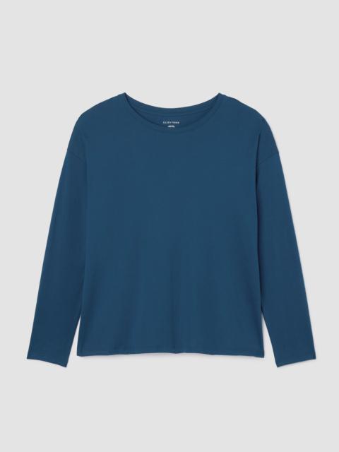 Organic Cotton Interlock Jewel Neck Sleep Top