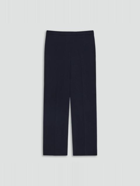 Wide-Leg Pull-On Pant in Admiral Crepe