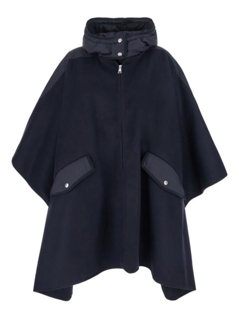 front-pocket hooded cape