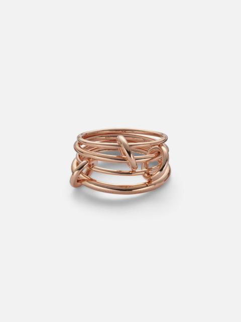 Pisces 18kt rose gold ring