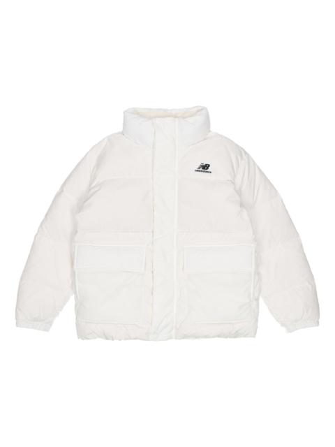 New Balance Essential Logo Puffer Jacket 'White' NPA4E013-IV