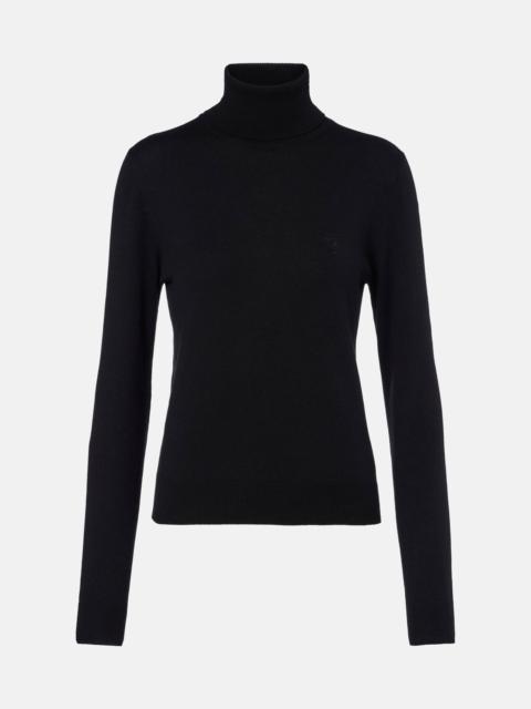 Wool turtleneck sweater