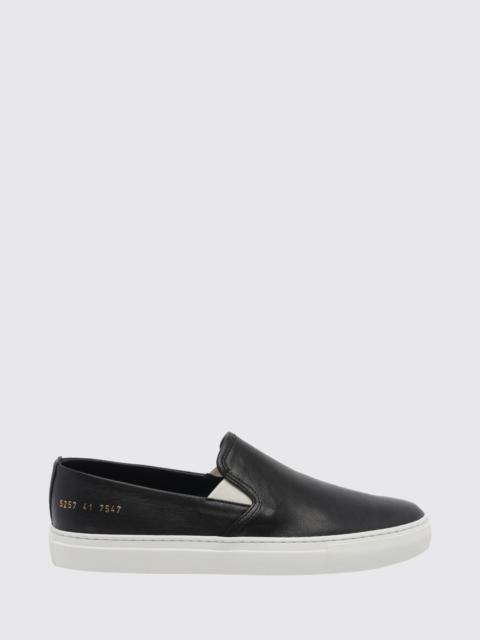 COMMON PROJECTS Smooth Leather Slip-On Sneakers with Elasticated Inserts