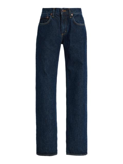 Rigid Low-Rise Slim Jeans dark wash