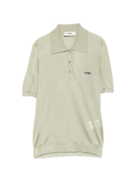Fendi Button-up Polo Shirt