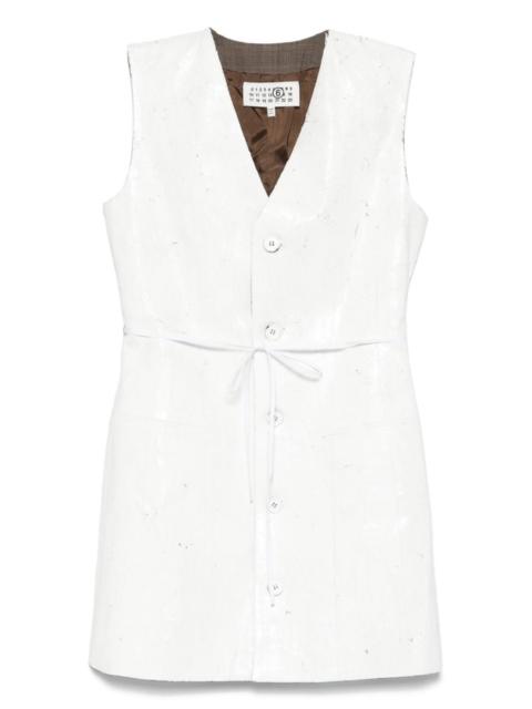 v-neck gilet