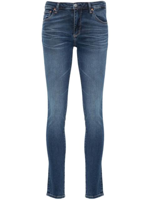 low-rise skinny jeans
