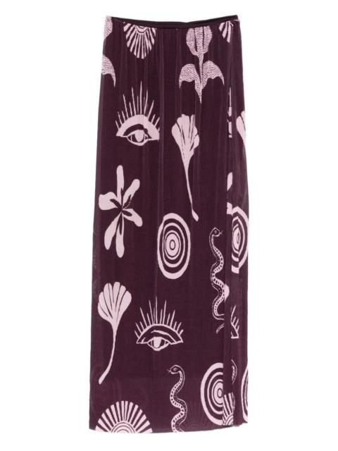 Vela high-waist maxi skirt