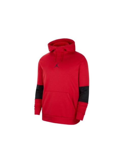 Jordan Air Therma Fleece Hoodie Red/Black