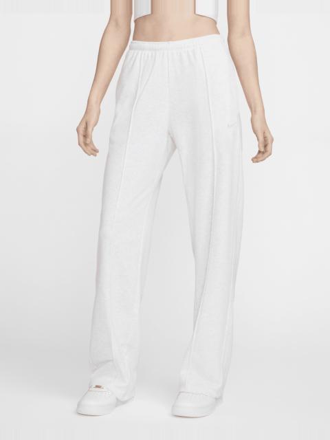 Nike Sportswear Chill Terry Women's Mid-Rise French Terry Open-Hem Sweatpants