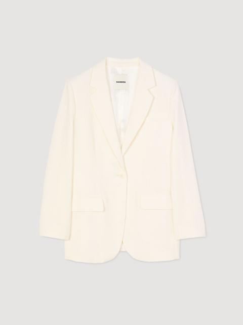 SEQUINNED SUIT JACKET