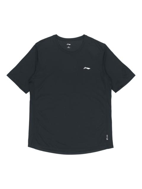 Li-Ning Small Logo Quick-Drying T-shirt 'Black' AHSR591-2