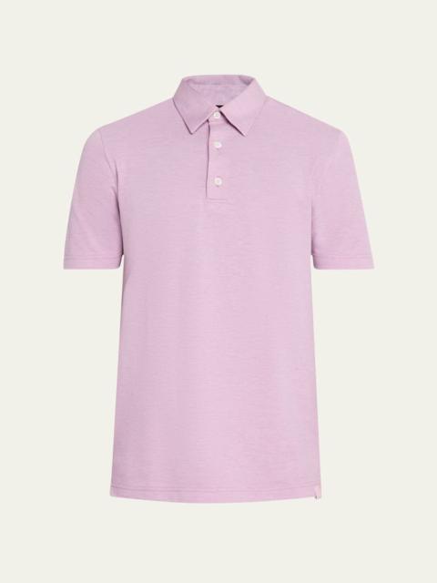 Men's Jersey Pique Polo Shirt