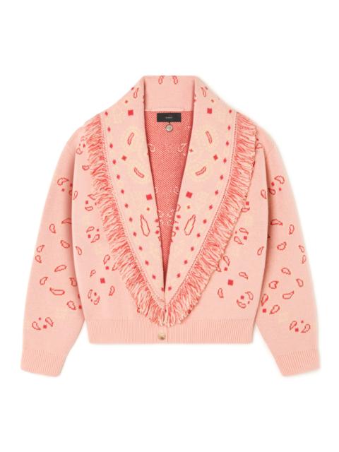Bandana Jacquard Cardi-Bomber